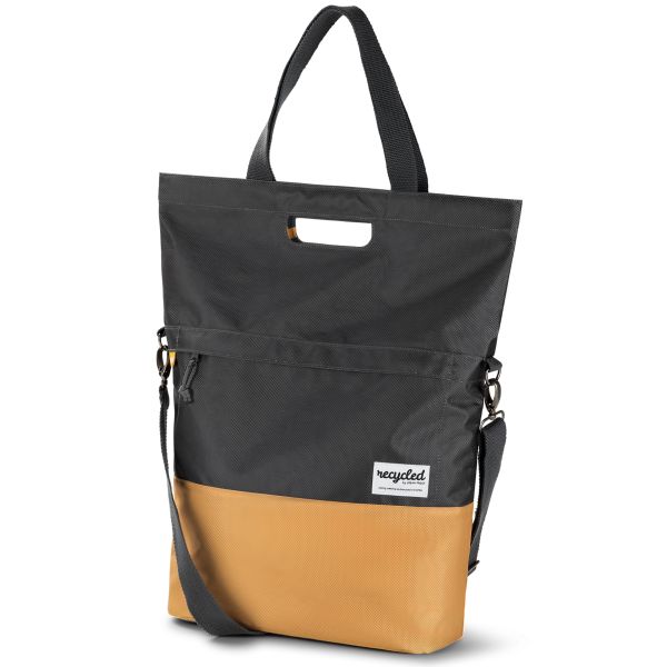 Bolsa de bicicleta 20L Urban Proof 20L - gris -amarillo - unisex - resistente al agua - material de mascota reciclada