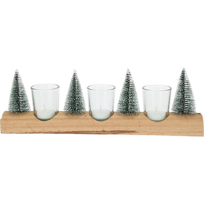 Home styling theelichthouder set boompjes