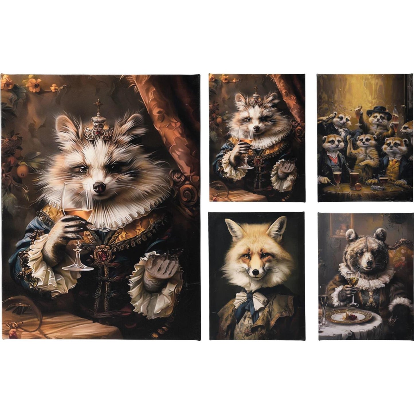 Decoración del hogar pintura en lienzo animales