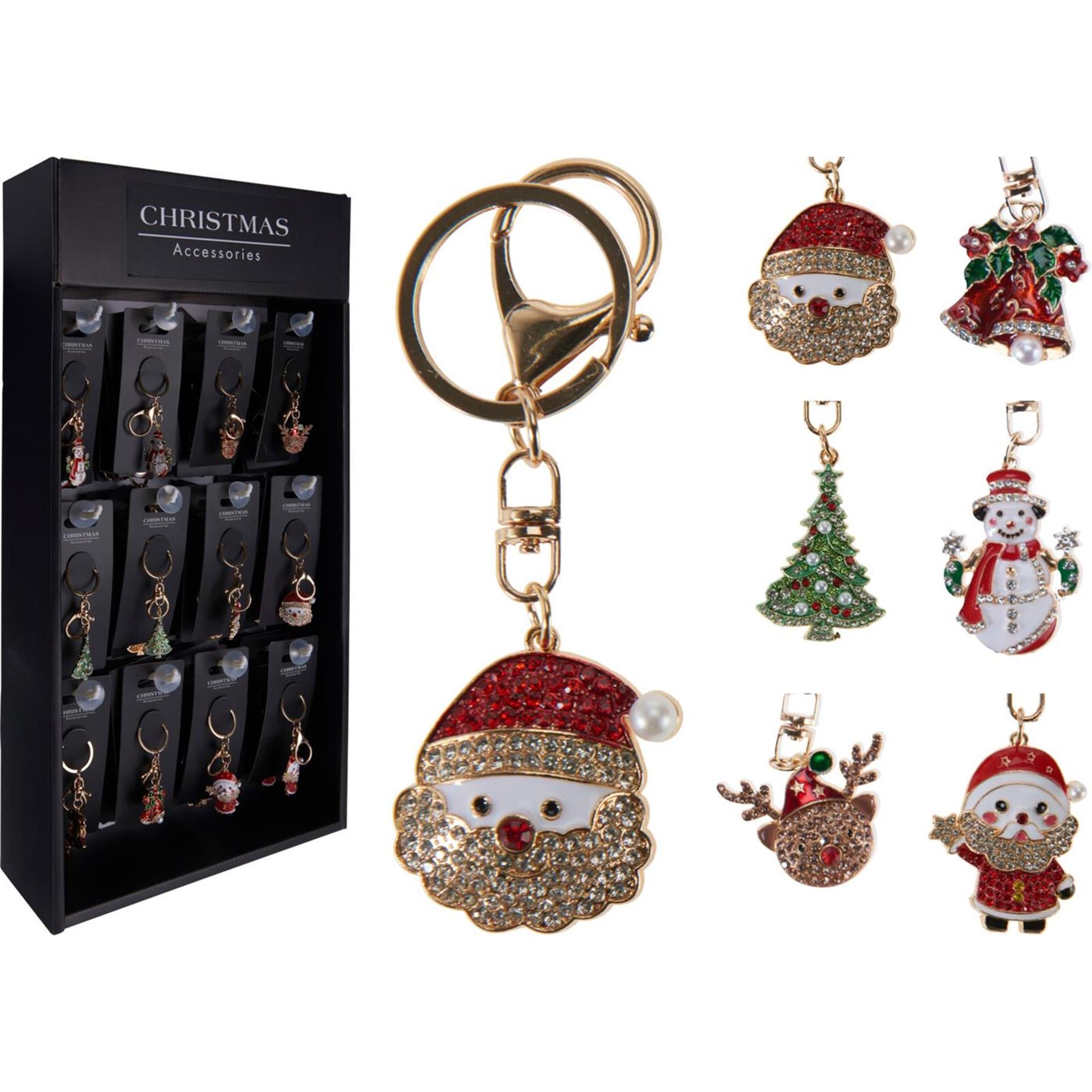 Llavero Navidad figura 6ass