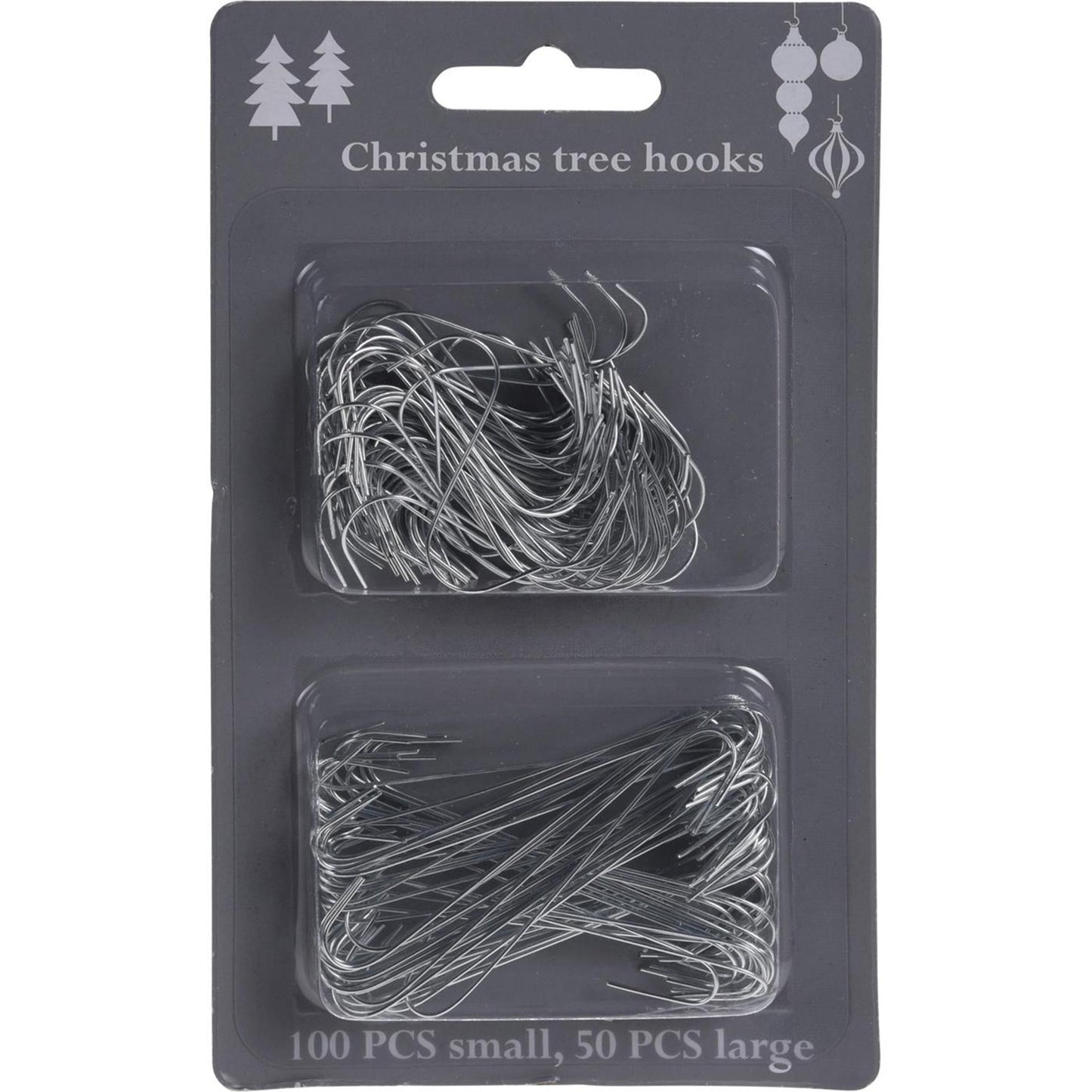 Ganci per albero di Natale Confezione da 150 pezzi da 24 set