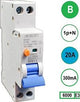 Disgiuntore differenziale 20a b carrello 300ma 2p sep - 4518104