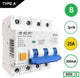 Interruttore differenziale 25a b kar 300ma 4p sep - 4518140