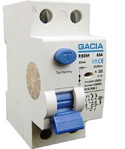Interruttore differenziale 63a 30ma 2p gacia - 4517794