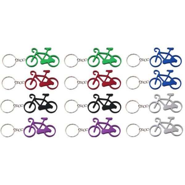 Mighty Key Ring Bicycle de aluminio (12 piezas)