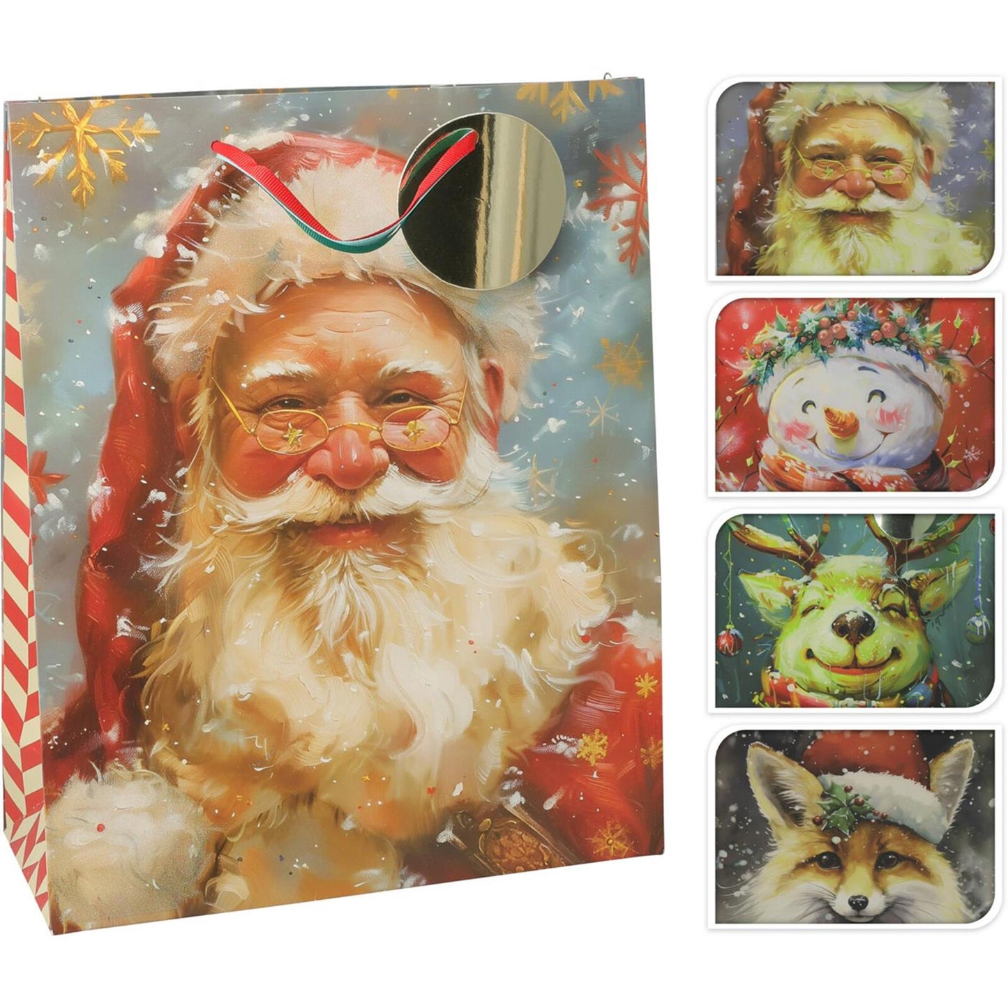Bolsa de regalo de estilo hogareño Navidad l