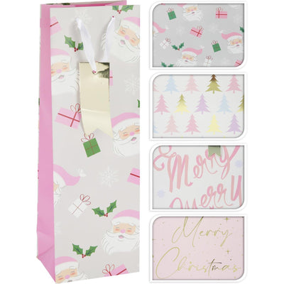 Borsa regalo per l'home styling per la bottiglia di Natale