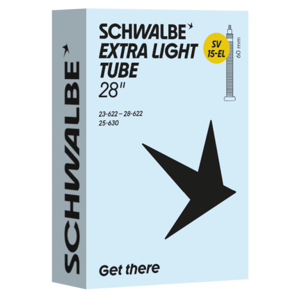 Camera d'aria Schwalbe extraleggera (sv20) - strada - 28'' (18 25-622 630) - presta 60mm