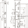 Abloy el260 paniekdeurslot | signalering | zelfvergrendelend | dm40mm | pc92mm | voorplaat rvs 24x300mm rechthoekig | dr 1+2+3+4 - 10013784