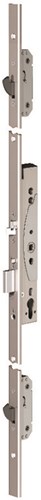 Cerradura multipunto de pánico de seguridad Abloy el466 | Manija de un solo lado controlada | autoblocante | kg*** | dm35mm | pc92mm | placa frontal acero inoxidable 24x2000mm en forma de u | 12 24v CC | dr 1+2+3+4 - 10037688