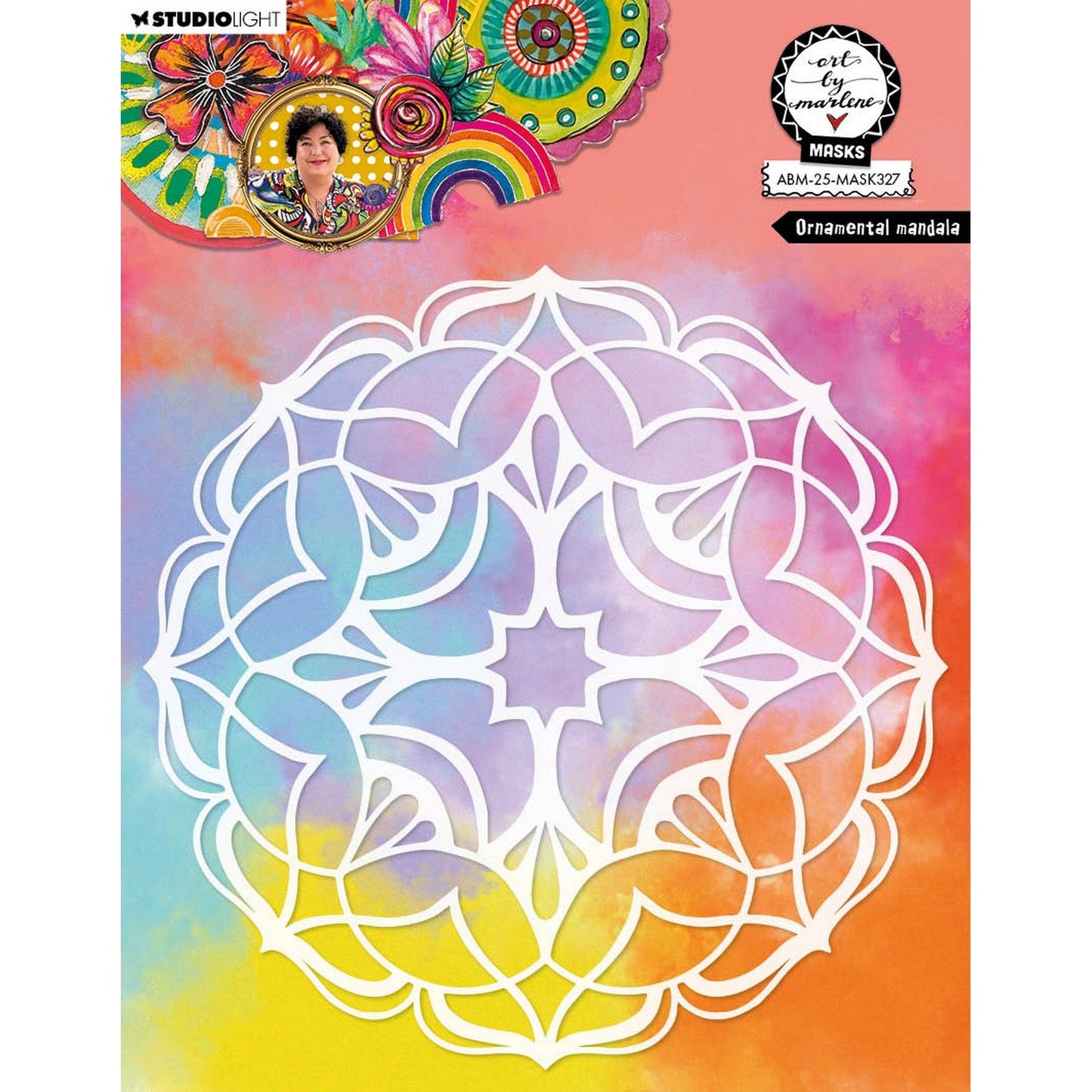 Studio luce • arte di marlene maschera mandala ornamentale