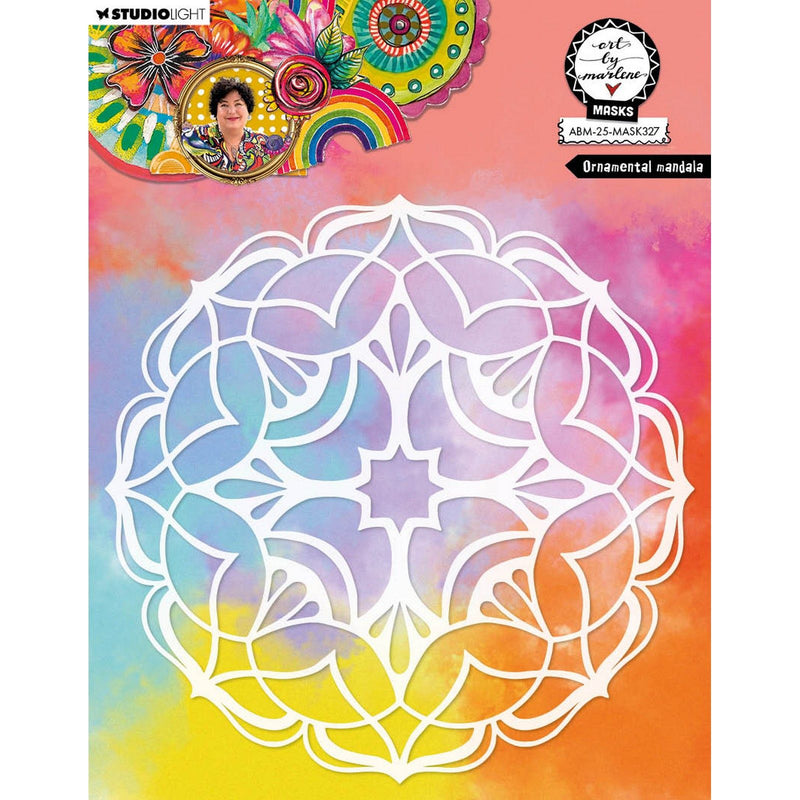 Studio light • art by marlene mask ornamental mandala