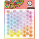 Studio light • art by marlene mask hexagon stars