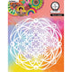 Studio luce • arte di marlene maschera stencil mandala floreale