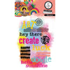 Studio light • art by marlene clear stamp bold words