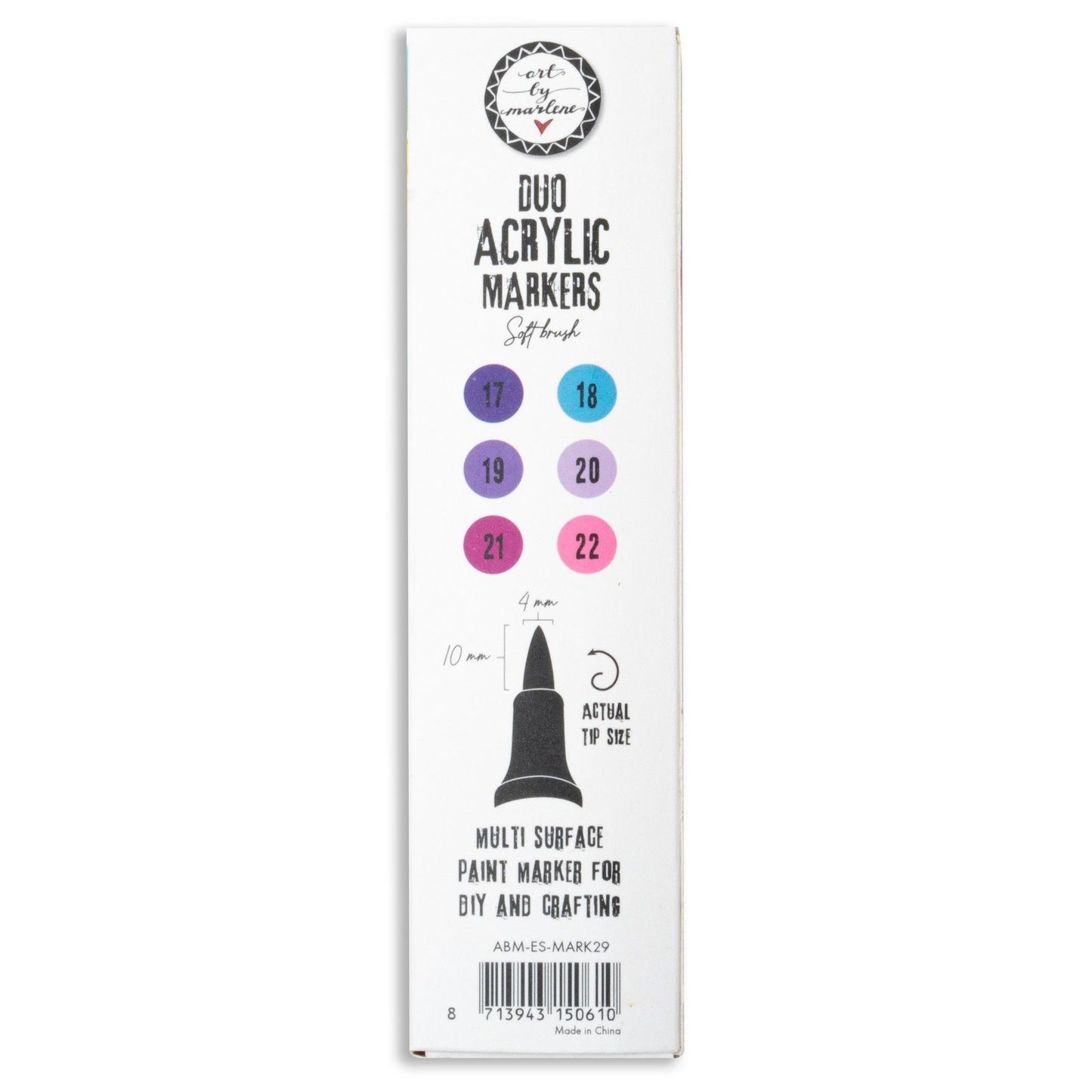 Luce da studio • Essentials Duo pennarelli acrilici viola