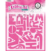 Studio light • essentials mask sjabloon alfabetically nr.50