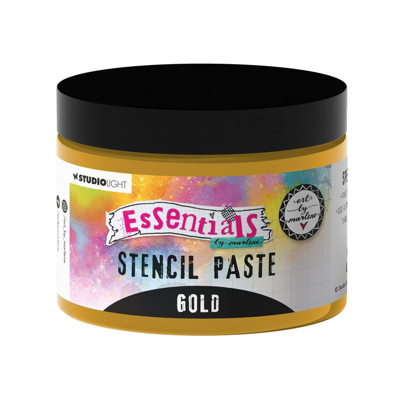 Studio light • Essentials stencil in pasta color oro metallizzato