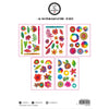 Studio light • art by marlene washi sticker sheets colorful elements