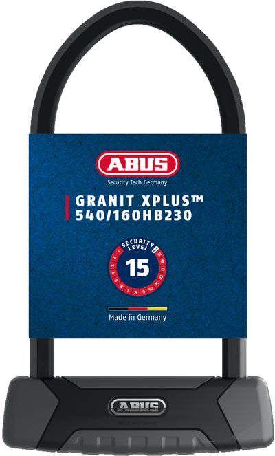 Abus Granit X-Plus 540 160HB2 Beugellot 23cm Negro