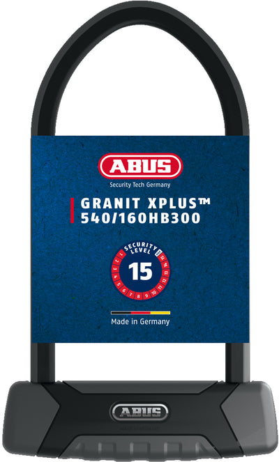 Abus Granit Xplus 540 Beugellot - Art3 - Negro - 30 cm