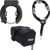 Abus granit x-plus™ 6950m nr + 6ks 100 + juego de bloqueo de marco st5950