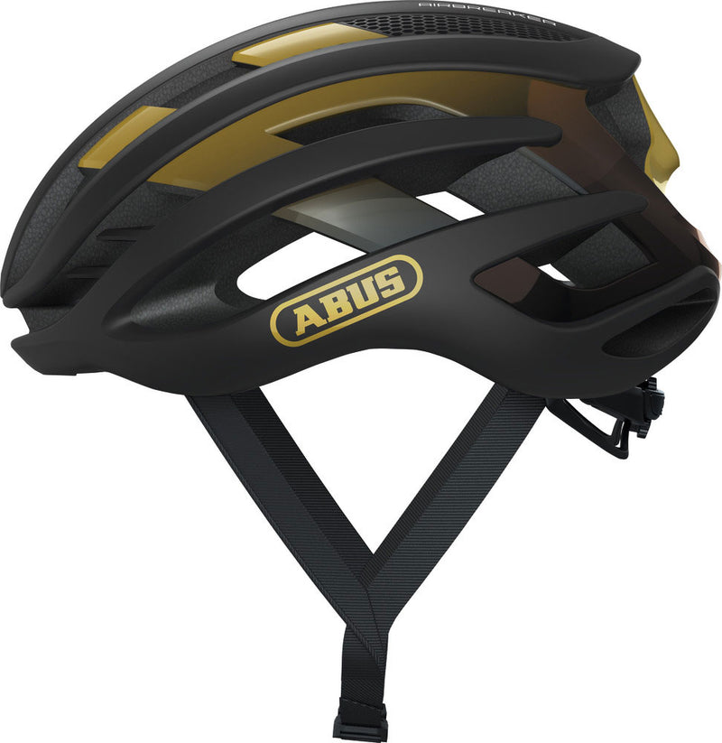 Abus helm AirBreaker Zwart Goud L 59-61cm