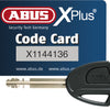 Abus granit x-plus 540 160hb300 u-lock+ eazy kf holder