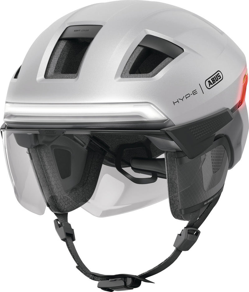ABUS Smart Helm Hyp-e Ace Gleam Silver L 57-61cm