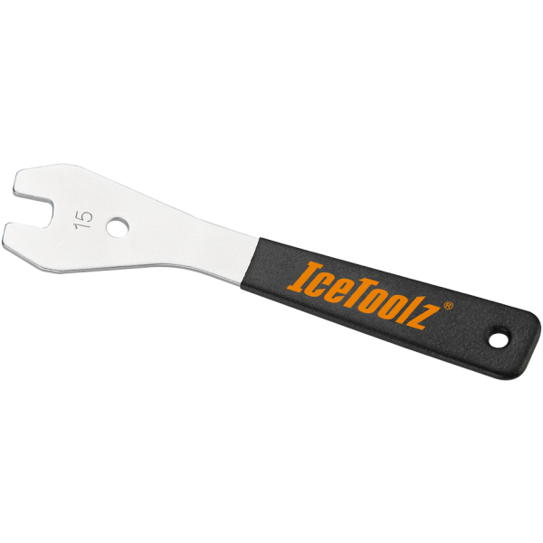 Clave de pedal de Icetoolz 33F5 15 mm con mango