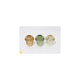 Home styling kandelaar eikel glas 6,4cm