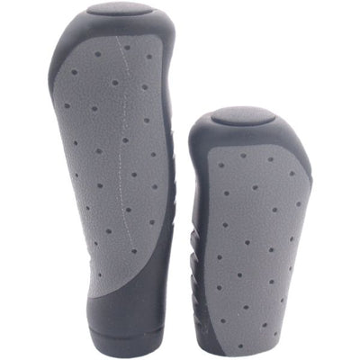 Manijas de la ciudad de Ergo - 135 + 92 mm - Black -Gray