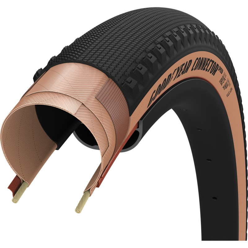 Goodyear - conector speed race tlr 700x45c transparente
