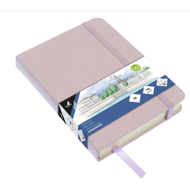 Cuaderno de bocetos canguro a6 violeta 80 páginas 140gr