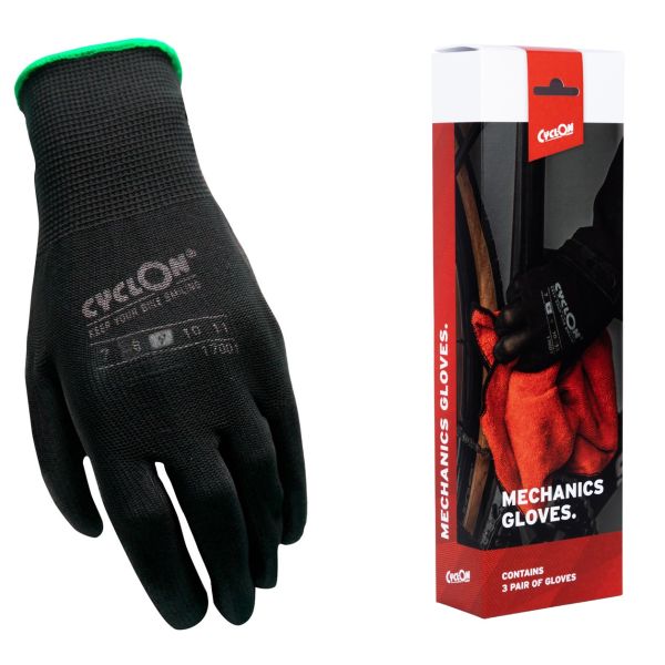 Guantes de ensamblaje Cyclon M9 Green (20 pares)
