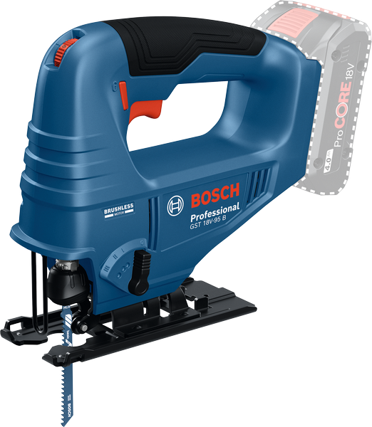 Sierra de calar a bateria bosch azul gst 18v-95 b | excluyendo batería y cargador - 06015b7001