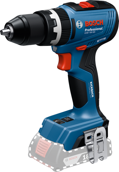 Taladro atornillador de impacto inalámbrico bosch gsb 18v-65 azul | excluyendo baterías y cargador - 06019n3300