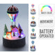 Home styling kersttafereel led 17cm kunststof
