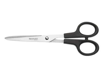 Quantore Schaar Westcott Buro 180mm in acciaio inossidabile con impugnatura di plastica