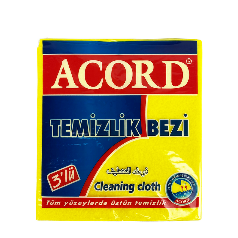 Panno per pulizia Acord 35x38 cm 3 pezzi