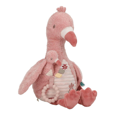 Little Dutch Safari Friends actividad peluche flamenco