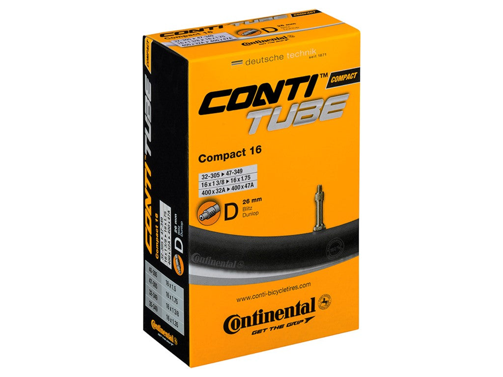 Continental Binnenband dv3 compact 16 inch 32 47-305 349 dv 26 mm
