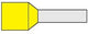 Puntale isolato 6.0x12 giallo - 4421072