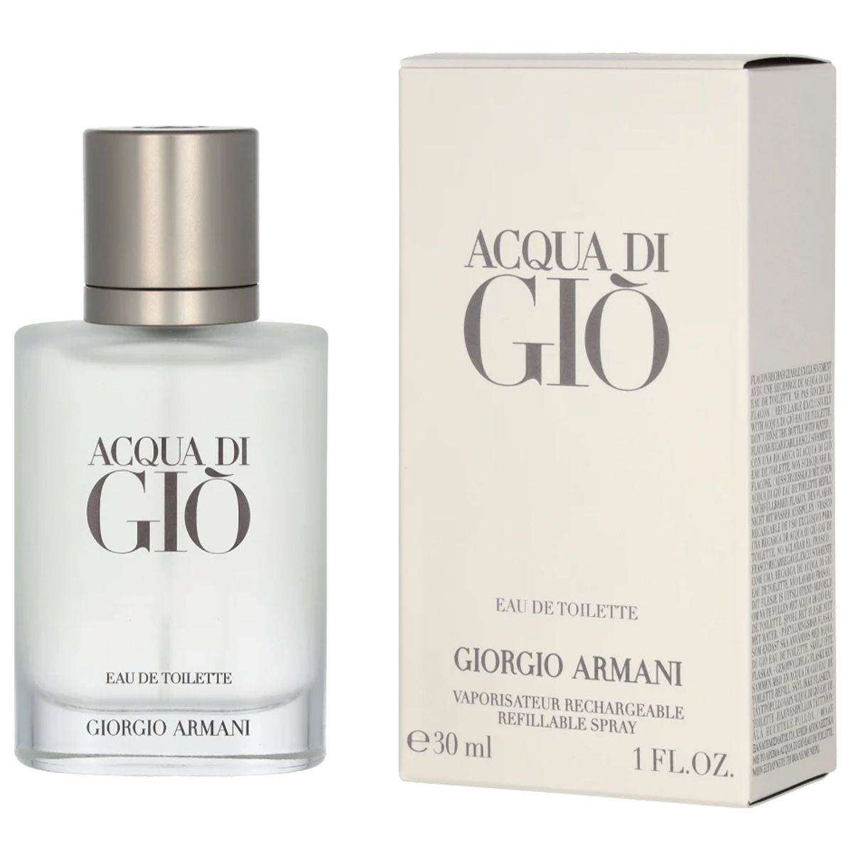 Giorgio Armani Acqua di Gio Homme Eau de Toilette Spray 30ml Uomo Ricaricabile