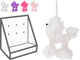 Home styling kersthanger pluchen poedel 12cm