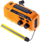 Radio de emergencia Adler ad 1197 con manivela y linterna solar incorporada