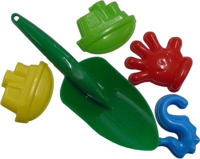 Cuchara adriática 26cm con 4 moldes de arena