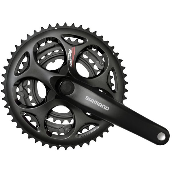 SHIMANO CRANKET SET 7 8 Speed ​​Tourney FC-A073 170 50-39-30T con asse quadrato nero