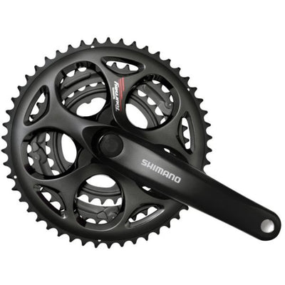 Shimano Cranket Set 7 8 Velocidad de torneo FC-A073 170 50-39-30T con eje cuadrado Negro