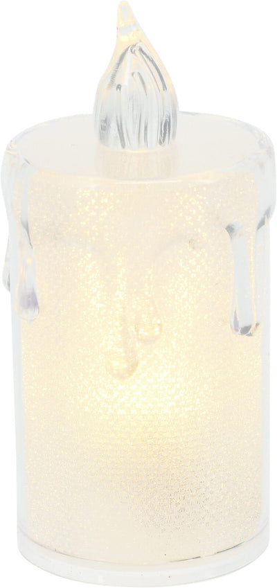 Juego de 3 velas con pilas para decoración del hogar.